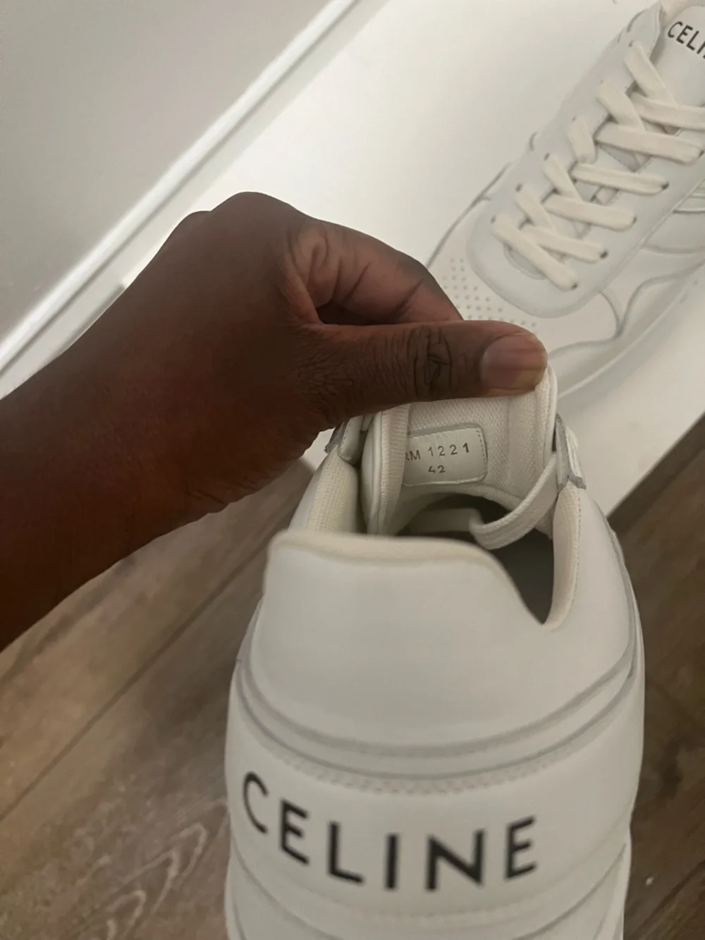 Celine Block Wedge Sneakers - Picture 6 of 6